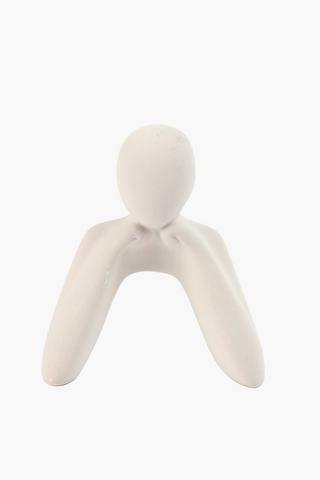 Leaning Arch Figure Statue, 16.5x20cm