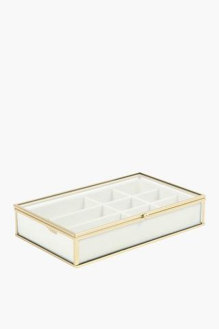 Multi Sectional Jewellery Box, 13x22cm