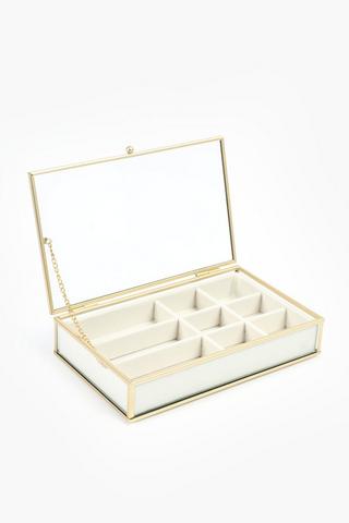 Multi Sectional Jewellery Box, 13x22cm