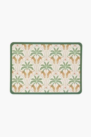 2 Pack Palm Cork Placemats