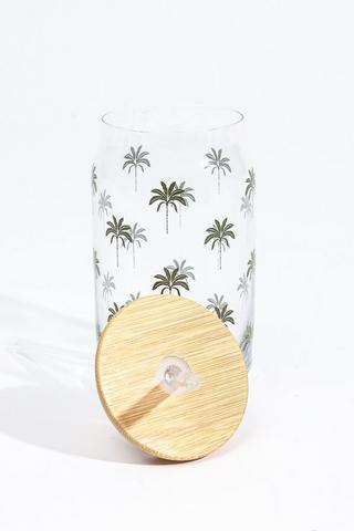 Palm Glass Sippy Glass