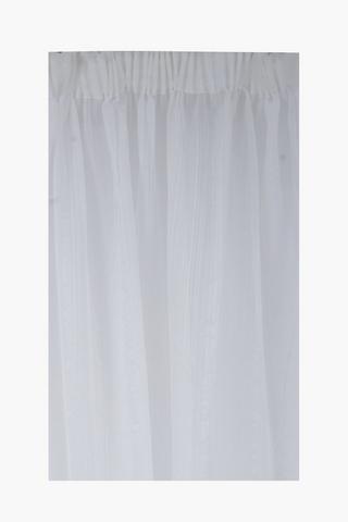 Taped Sheer Kay Curtain, 230x218cm