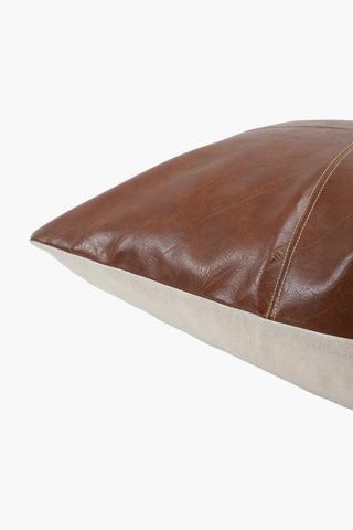 Linen Pu Scatter Cushion, 50x50cm