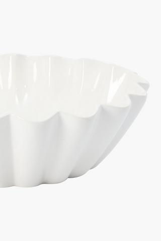 Coastal Wavy Ceramic Bowl
