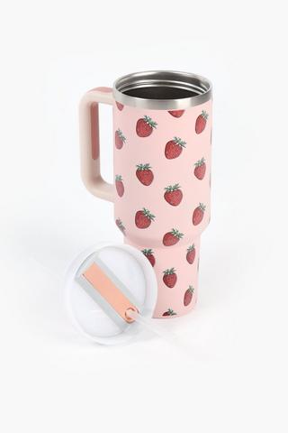 Strawberry Travel Tumbler