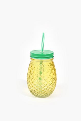 Pineapple Embossed Sippy Jar