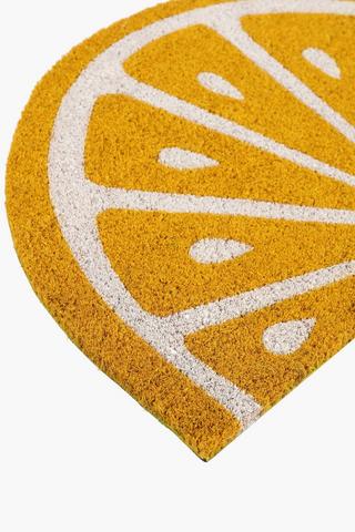 Coir Halfmoon Lemon, 40x60cm