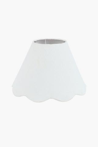 Scallop Lamp Shade, 16x35cm
