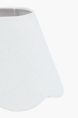 Scallop Lamp Shade, 12x24cm