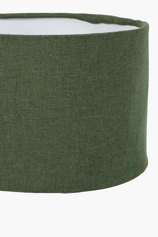 Woven Drum Lamp Shade, 34x40cm