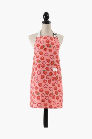 Strawberry Cotton Apron
