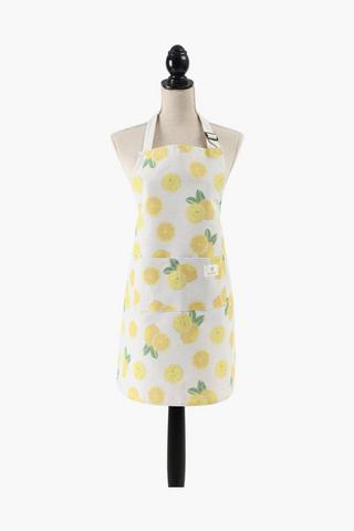 Lemon Cotton Apron