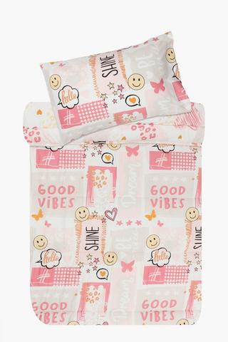 Soft Touch Lethabo Doodle Blossom Comforter Set