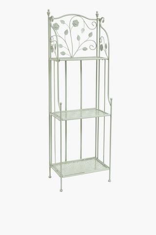 3 Tier Rose Metal Trellis