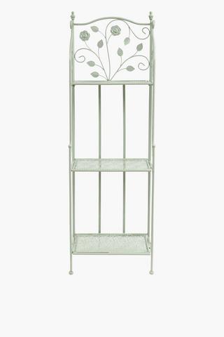 3 Tier Rose Metal Trellis