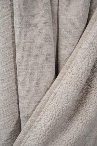 Chenille Jersey Sherpa Blanket, 180x200cm