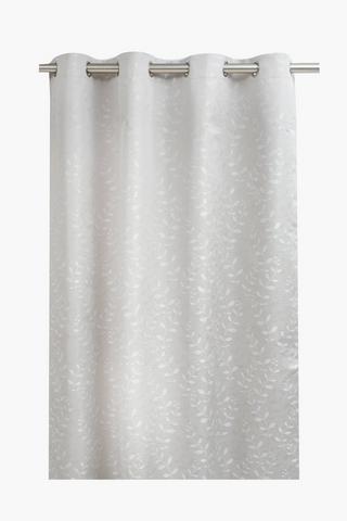 Eyelet Mae Jacquard Light Reducing Curtain, 225x225cm