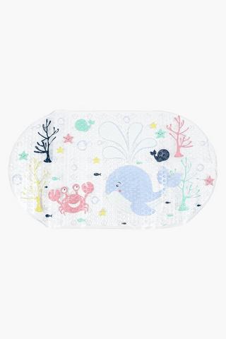 Printed Pastel Sea Non-slip Bath Mat
