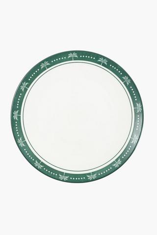 Palm Ceramic Dinner Plate