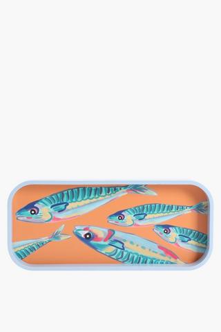 Sardine Decor Plate, 36x16cm