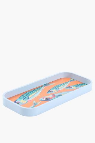 Sardine Decor Plate, 36x16cm