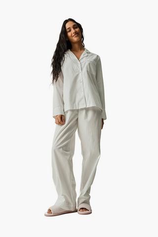 100% Cotton Long Sleeve Top And Pant Set Small