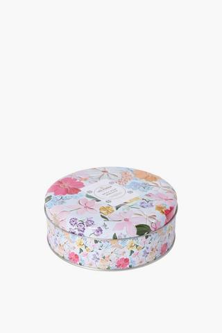 Floral Star Biscuits In Tin,300g