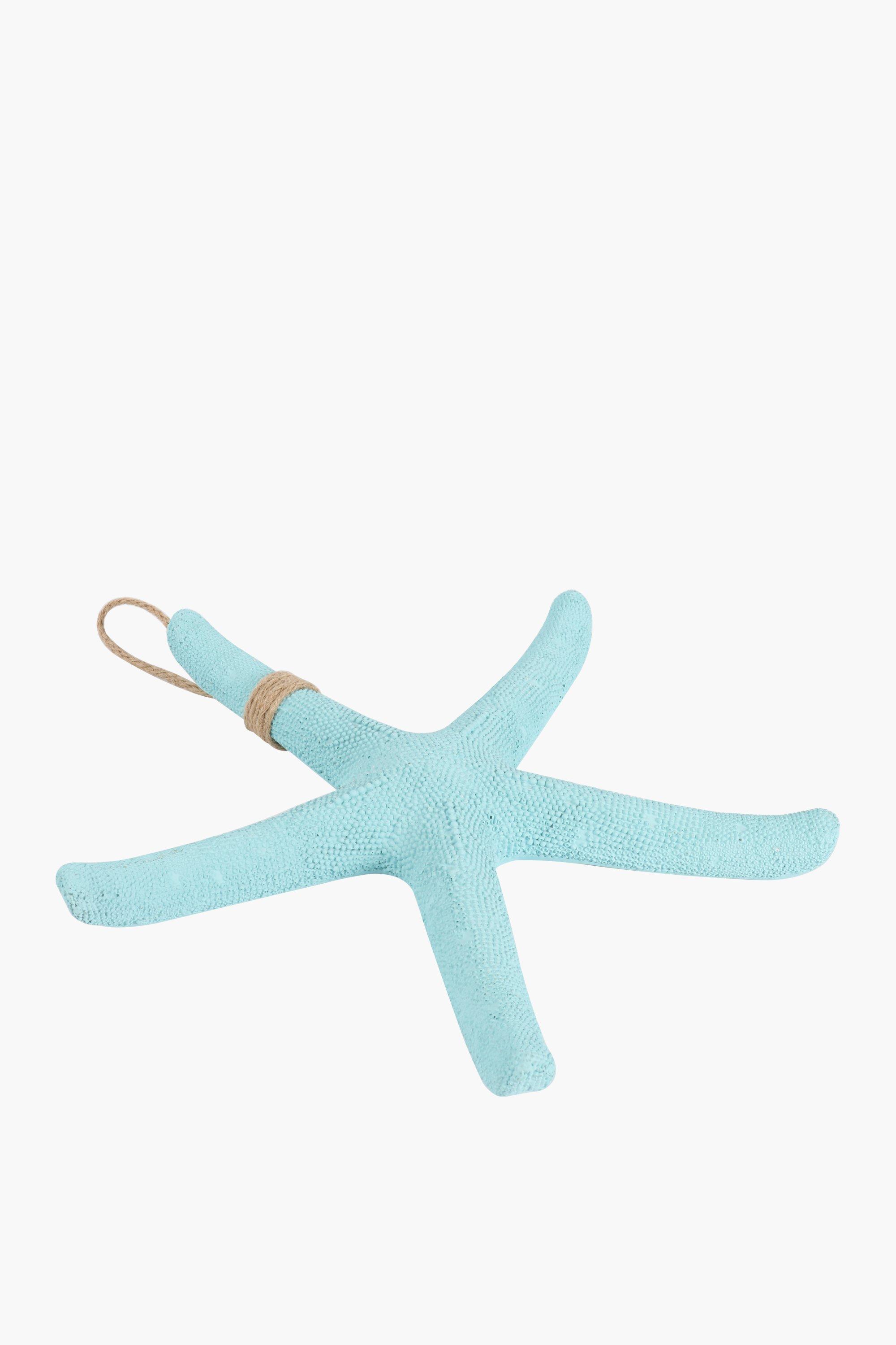 Resin starfish with sand finish stocking holder