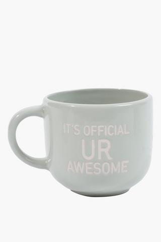 Script Ceramic Mug, 380ml