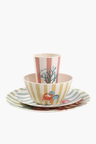 Coastal Bamboo Dinner Plate