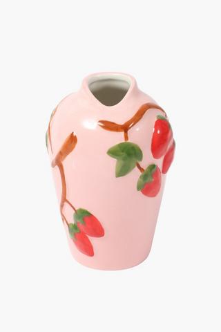 Strawberry Bud Vase, 5x13cm