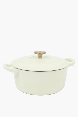 Enamel  Round Deep Pot