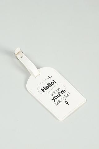 Hello Luggage Tag