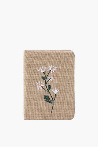 A5 Fabric Flower Notebook