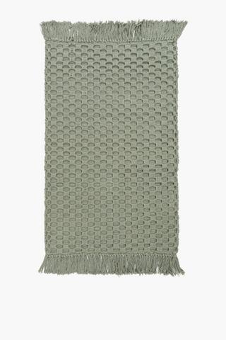 Cotton Waffle Weave Bath Mat, 50x80cm