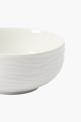 Wave Fine Bone Bowl