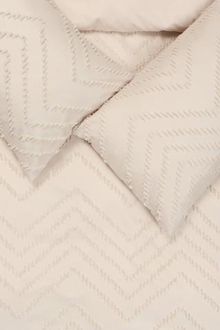 Soft Touch Clipped Chevron Duvet Cover Set