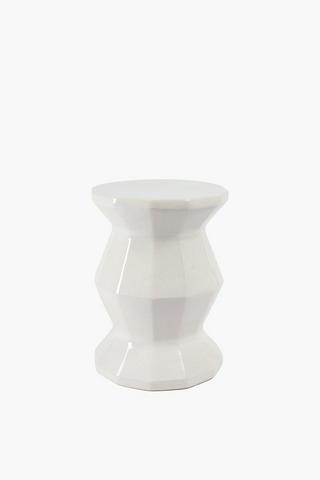 Glazed Ceramic Side Table