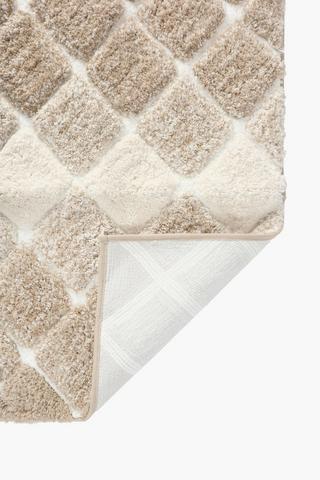 Cotton Mingle Diamond Bath Mat Extra Large