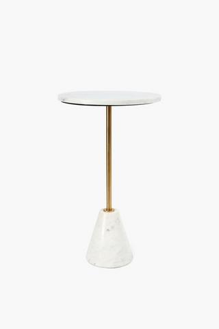 Ivory Marble Side Table