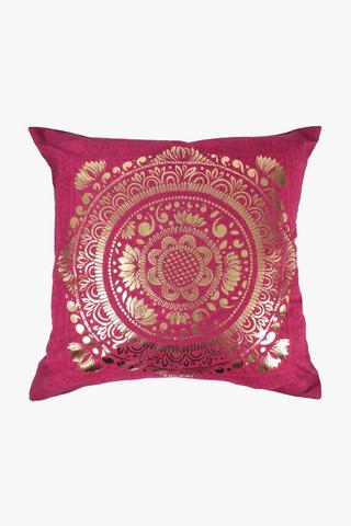 Printed Festival Scatter Cushion, 50x50cm