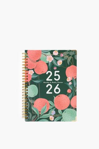 A5 Fruit Print Daily Planner 2026