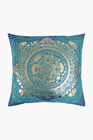 Printed Festival Scatter Cushion, 50x50cm