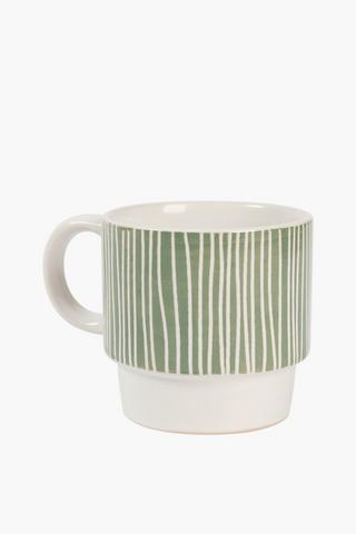 4 Pack Embossed Mugs