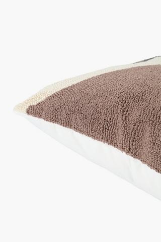 Extra Premium Textured Abstract Feather Filled Scatter Cushion, 60x60cm