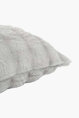 Faux Fur Bubble Scatter Cushion, 50x50cm