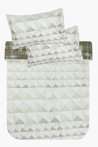 Soft Touch Magabeni Geometric Reversible Comforter Set