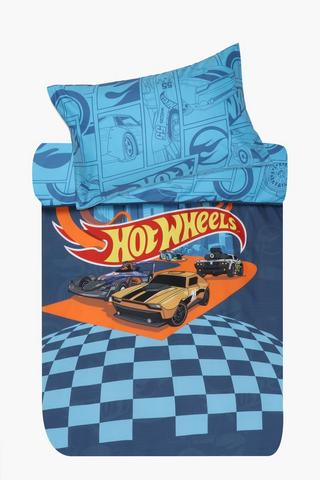 Soft Touch Hotwheels 90 Gsm Reversible Duvet Cover Set