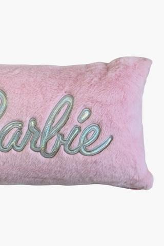 Barbie Faux Fur Scatter Cushion, 30x50cm
