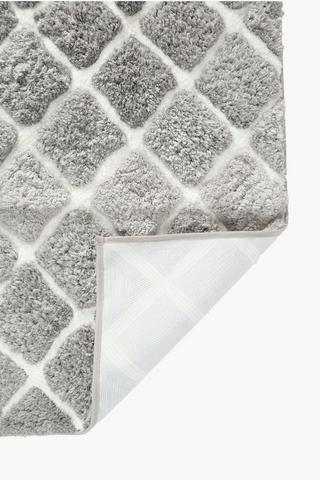 Cotton Mingle Diamond Bath Mat Extra Large